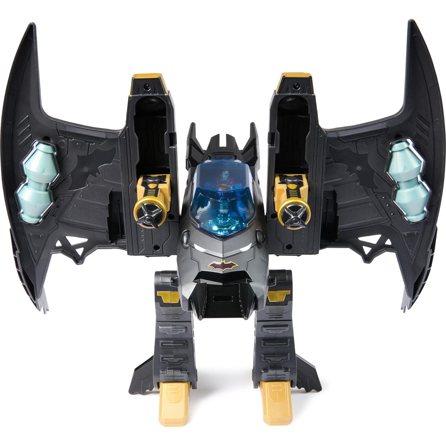 Batwing Transformable Metal Force Spin Master 2-en-1 Juguete