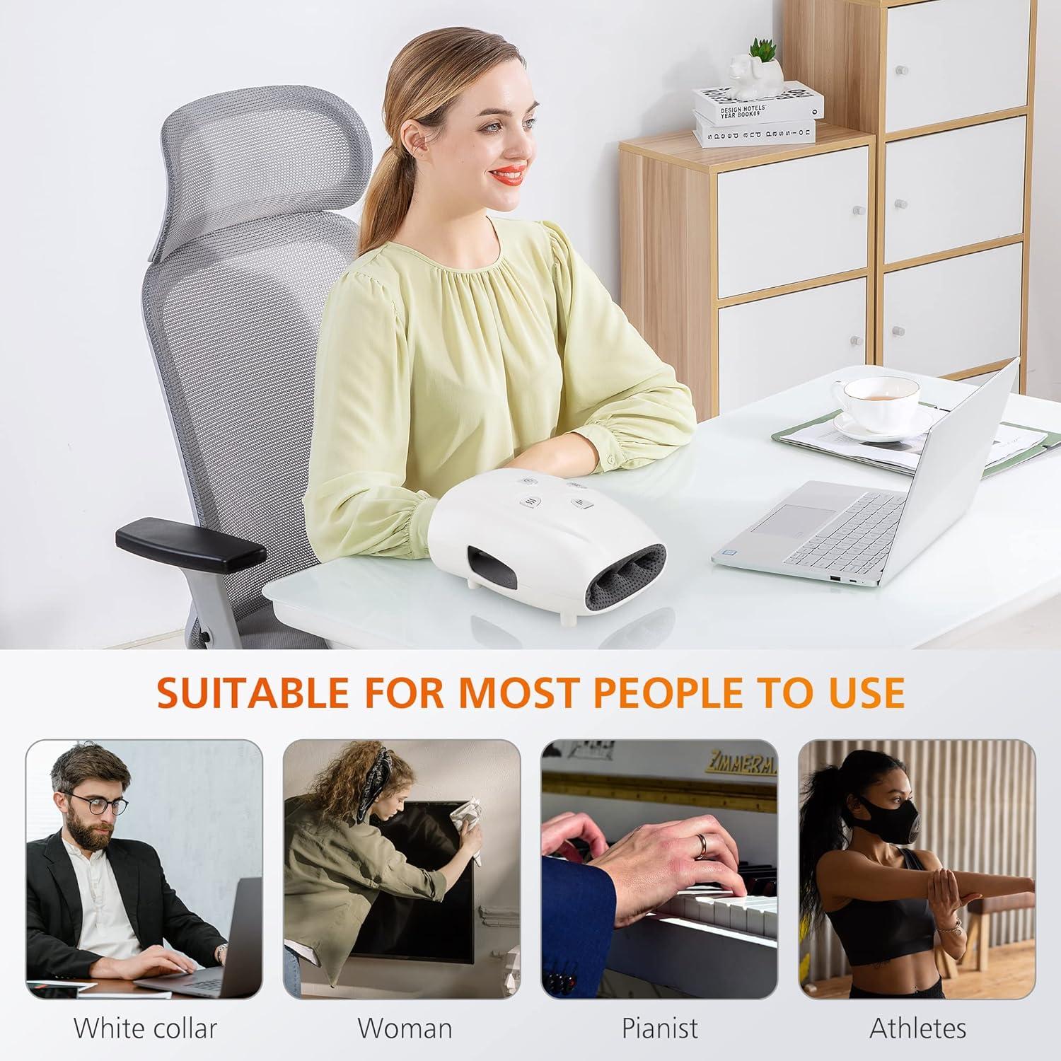 Masajeador de Mano Snailax SL489 Inalámbrico con Calor