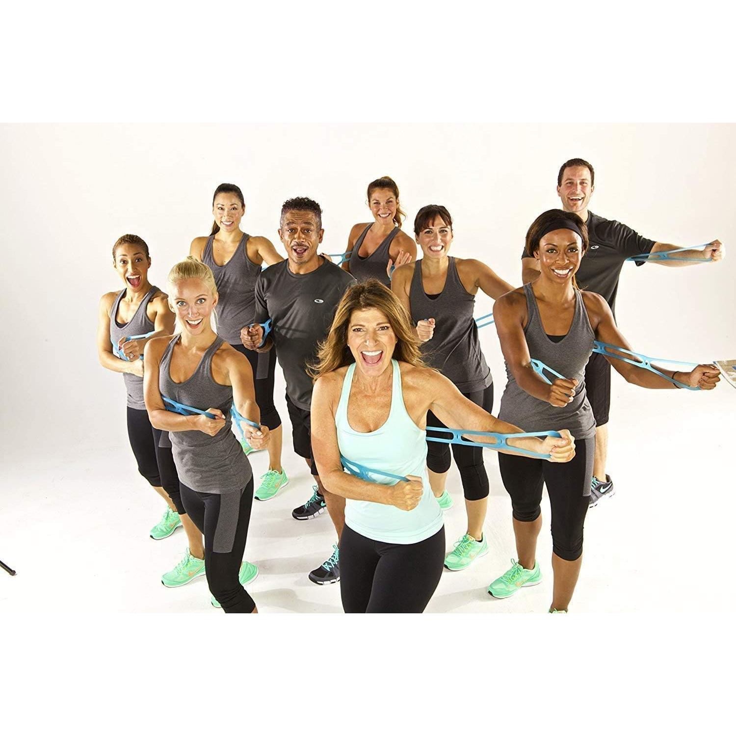 Banda de Ejercicio Elástica Xemz 7 Anillos 61x12.5cm Azul