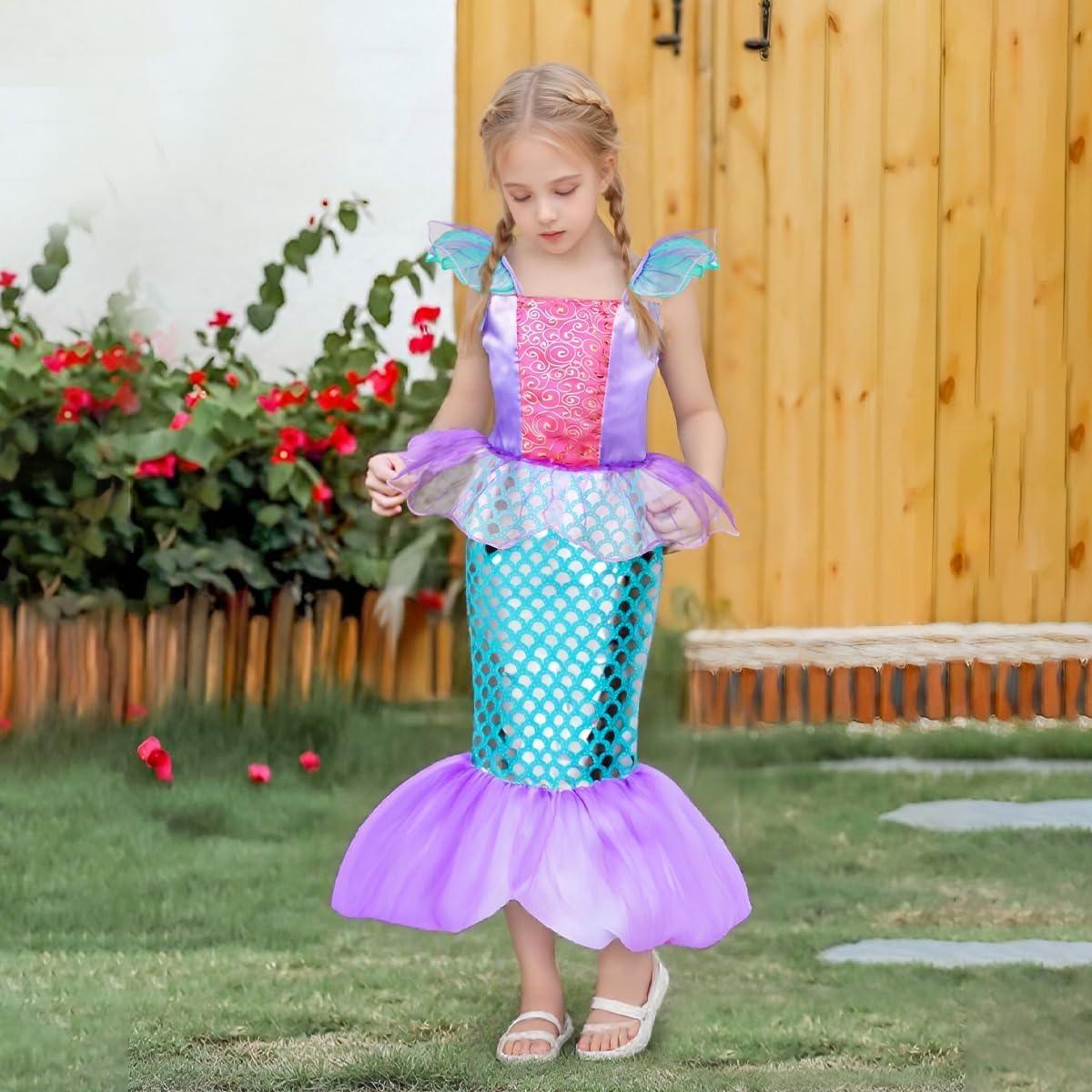 Vestido de Princesa Meland para Niñas 3-8 Años con Accesorios