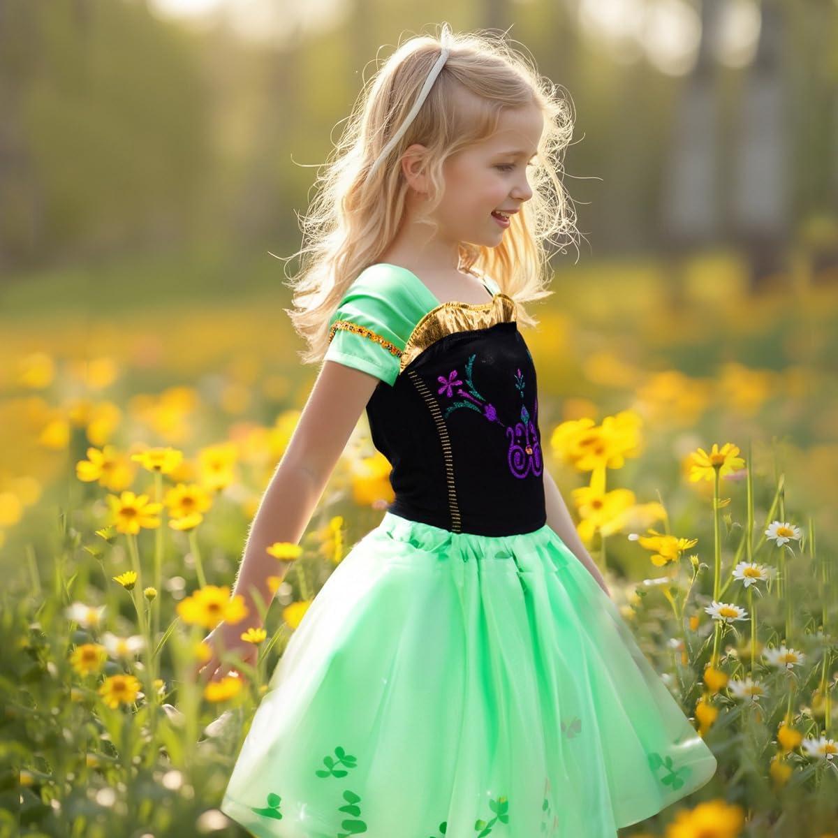 Vestido de Princesa Meland para Niñas 3-8 Años con Accesorios