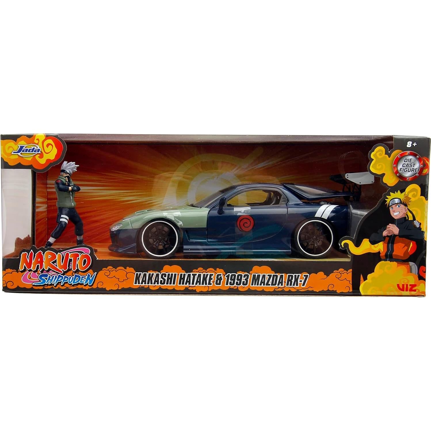 Jada Toys Mazda RX-7 1995 + Figura Kakashi 6,99 cm