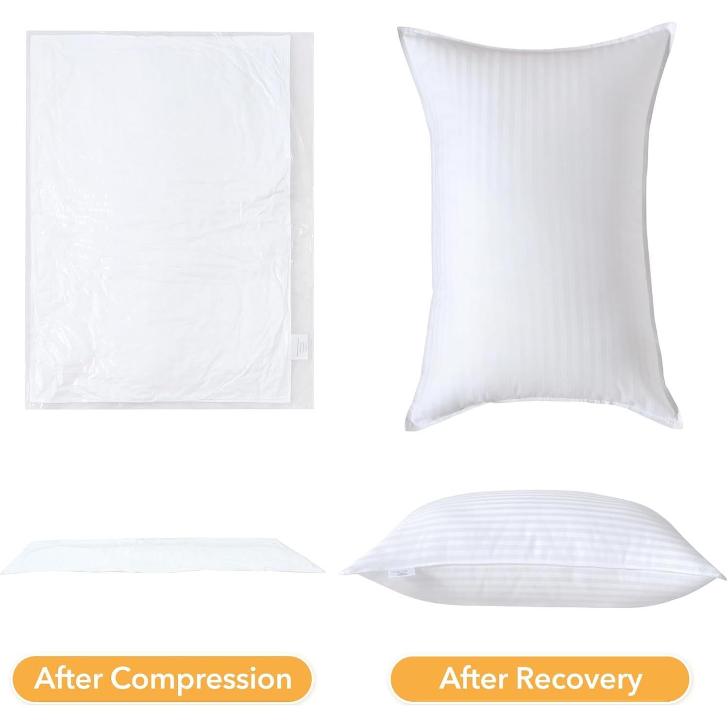 Juego de 2 Almohadas King Oubonun - Alternativa Plumas 50.8x91.4cm