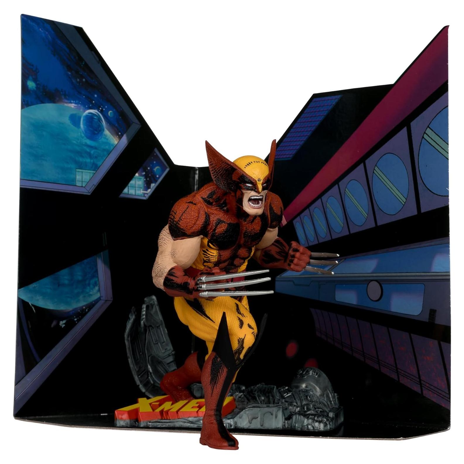 McFarlane Toys - Marvel Wolverine 1:10th Scale Posed Figure with Scene (X-Men #1)