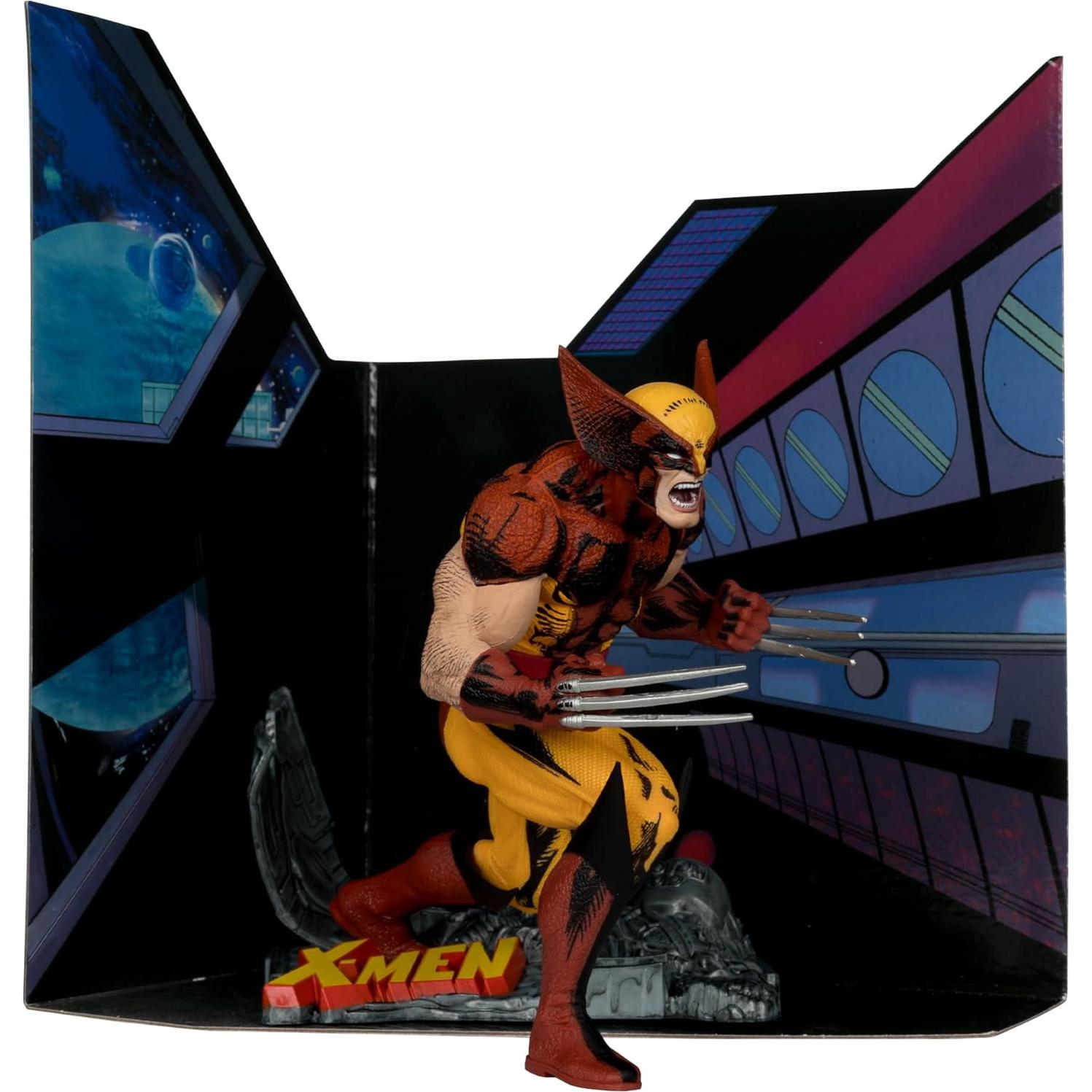 McFarlane Toys - Marvel Wolverine 1:10th Scale Posed Figure with Scene (X-Men #1)