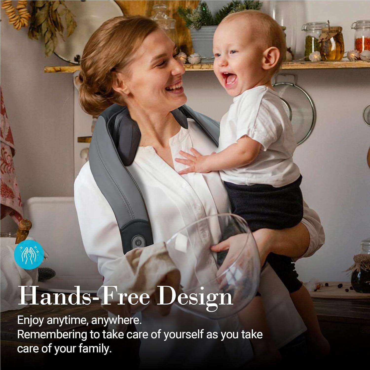 Masajeador de Cuello CuPiLo CPL-6681 Inalámbrico con Calor