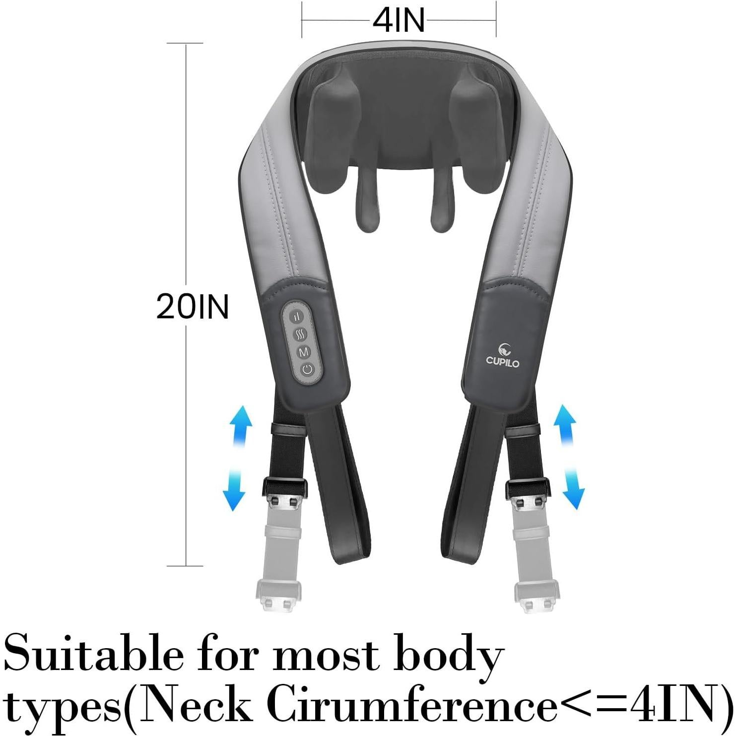Masajeador de Cuello CuPiLo CPL-6681 Inalámbrico con Calor