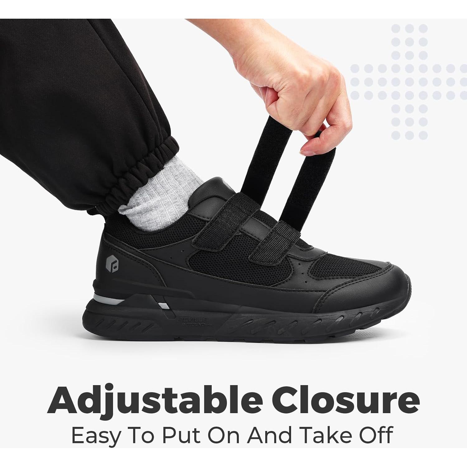 Zapatos de Caminata FitVille Núcleo Rebound V8 para Hombres 8 Ancho