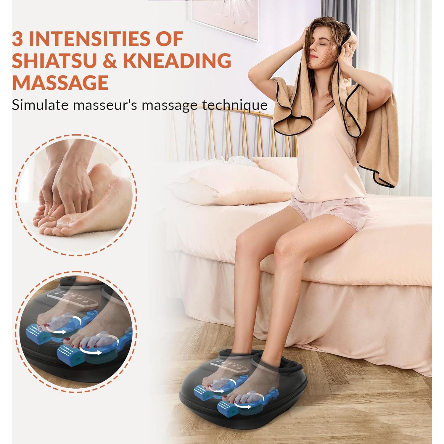 Masajeador de Pies CILI CL-5225 Shiatsu Calentado 3 Modos