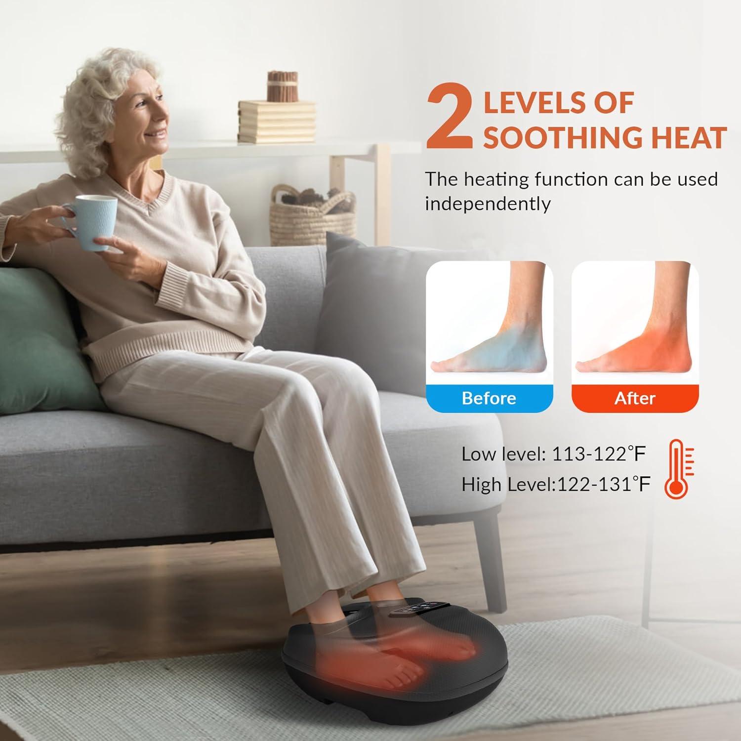 Masajeador de Pies CILI CL-5225 Shiatsu Calentado 3 Modos