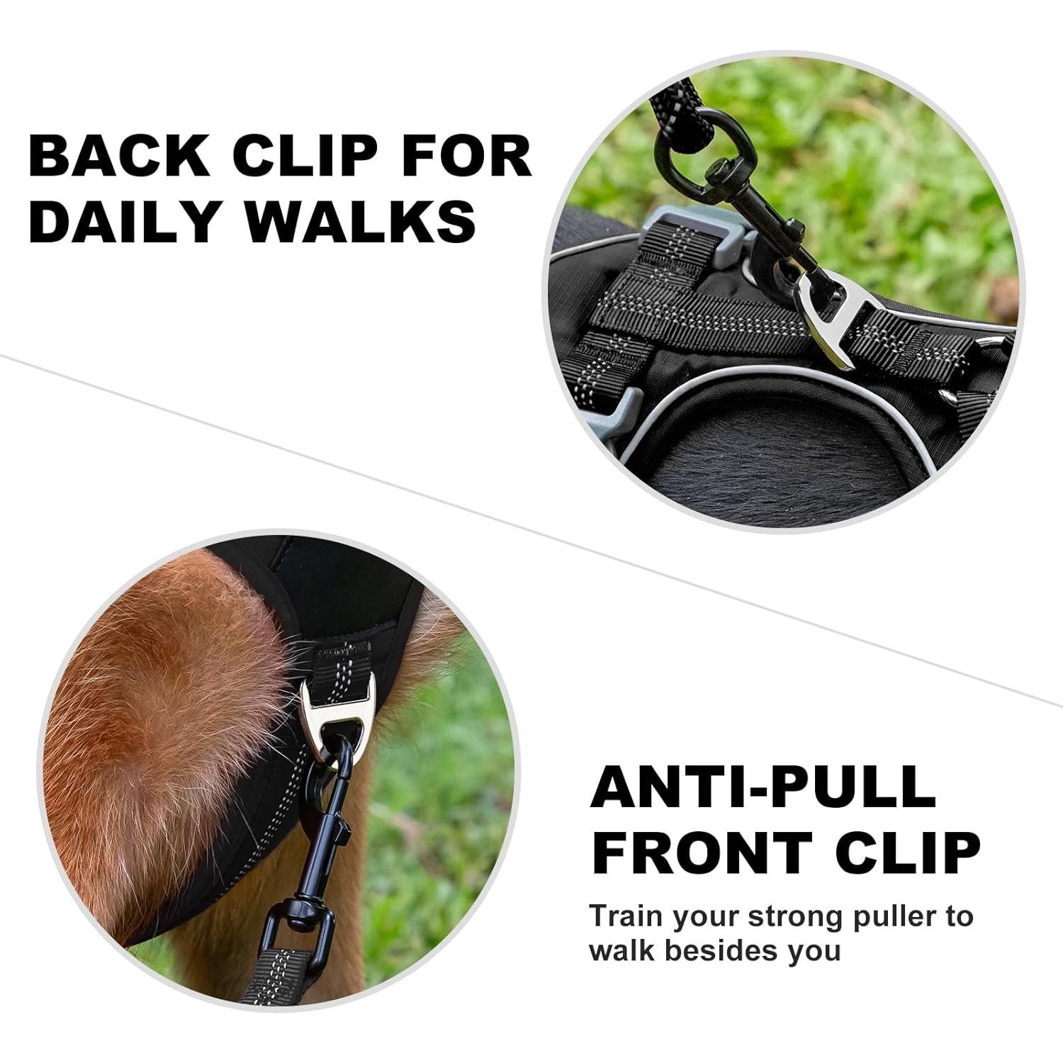 Arnés para Perros Plutus Pet XS Negro, Ajustable y Reflectante