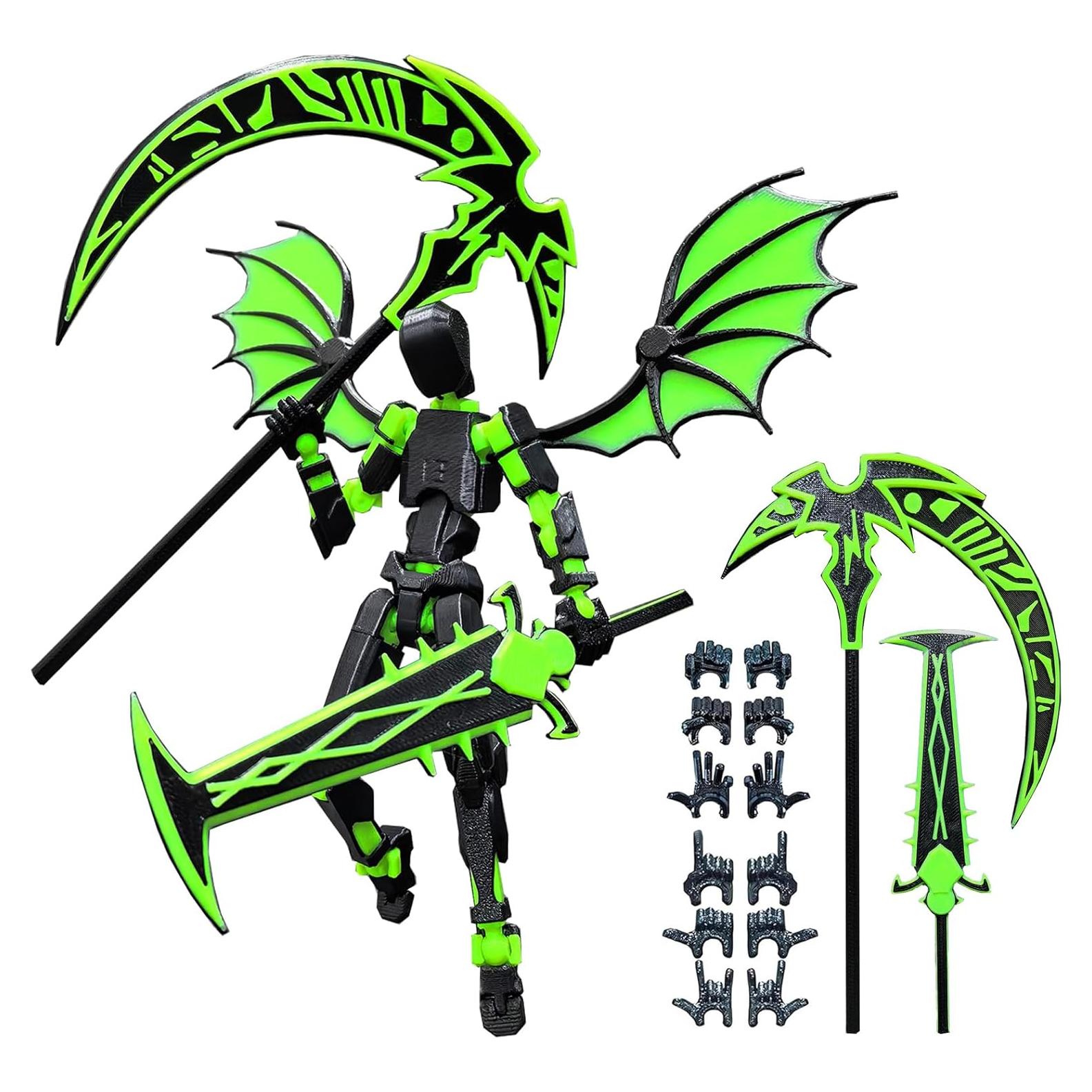 Conjunto de Figuras de Acción T13 - Robot Titan 13 Verde