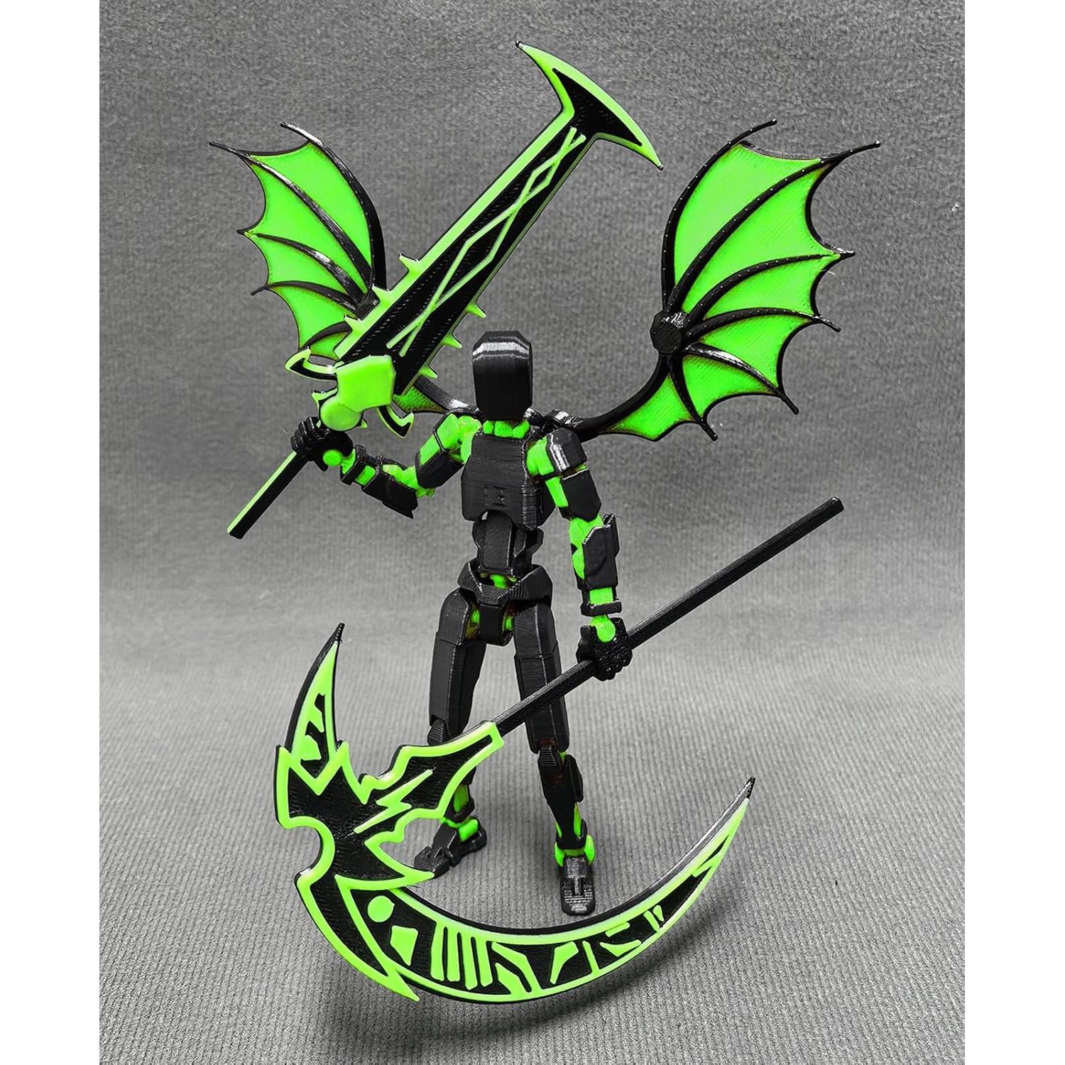 Conjunto de Figuras de Acción T13 - Robot Titan 13 Verde