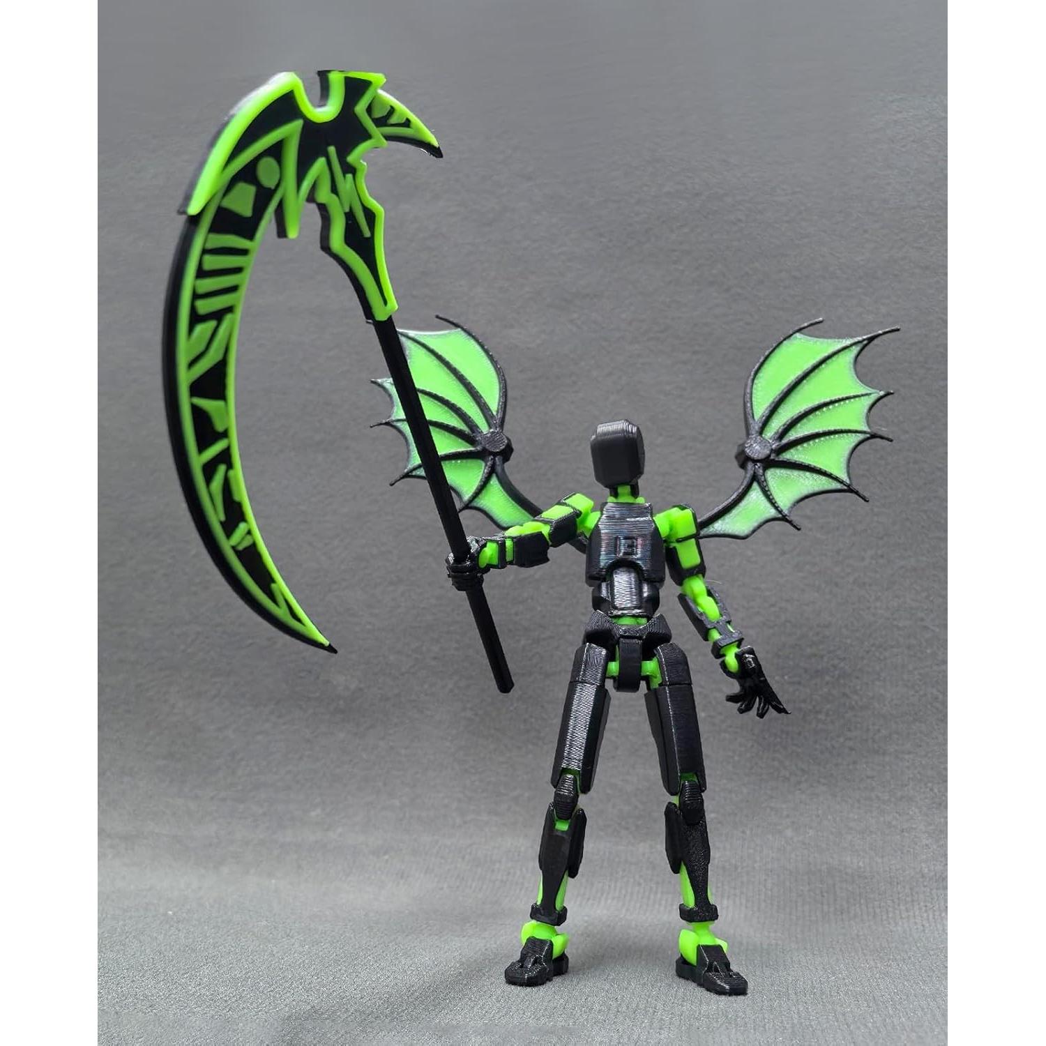 Conjunto de Figuras de Acción T13 - Robot Titan 13 Verde