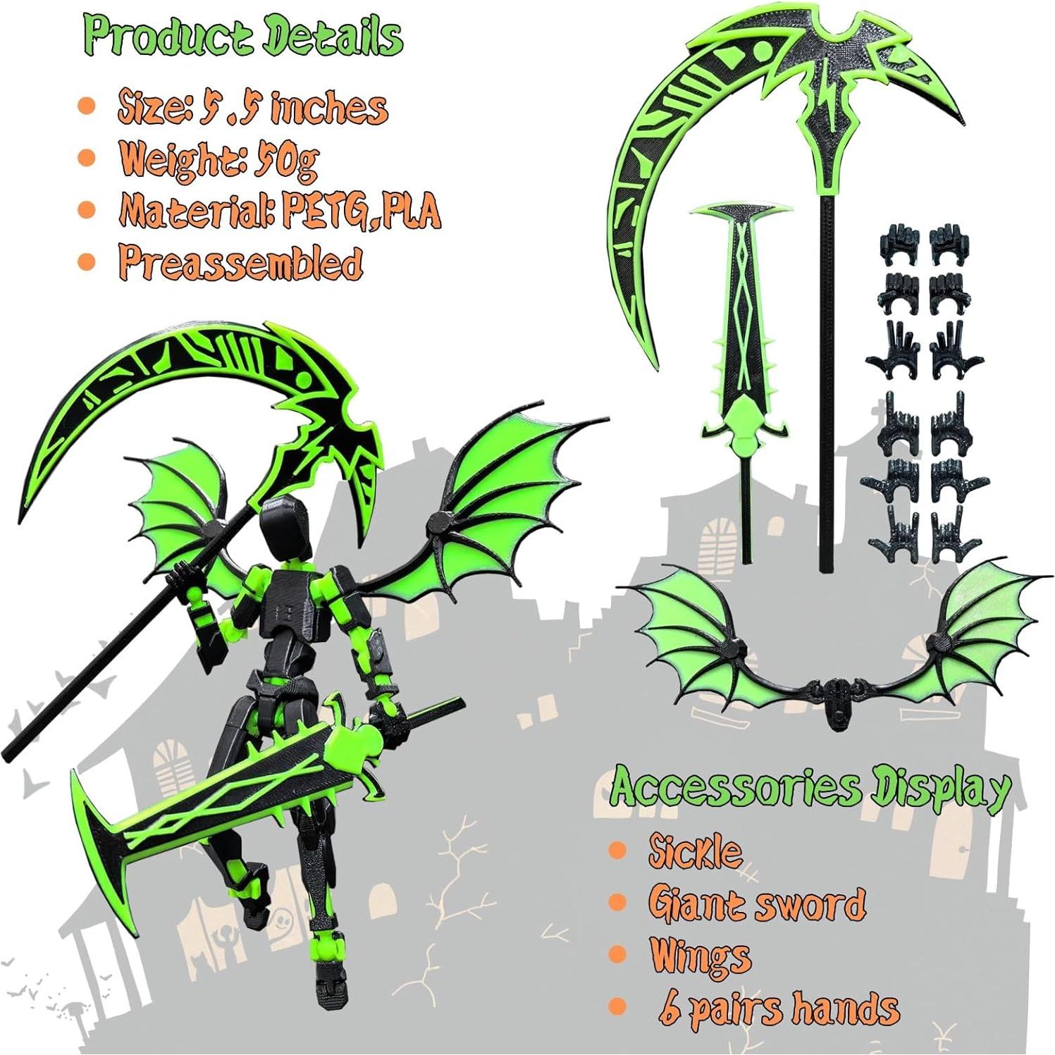 Conjunto de Figuras de Acción T13 - Robot Titan 13 Verde