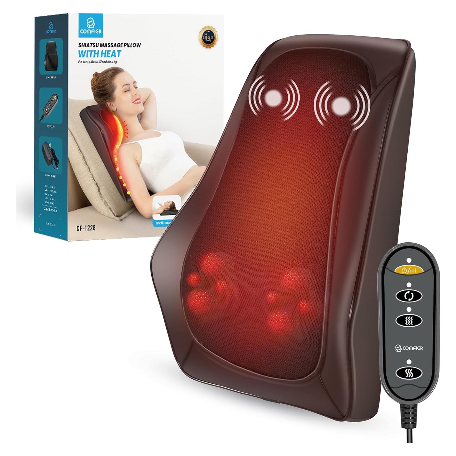 Masajeador de Espalda Comfier CF-1228 con Calor 3D