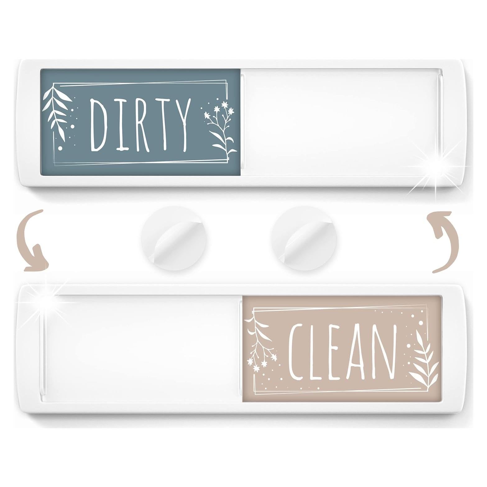 Imán de Lavavajillas Limpio Sucio Assured Signs 17.78x5.08cm