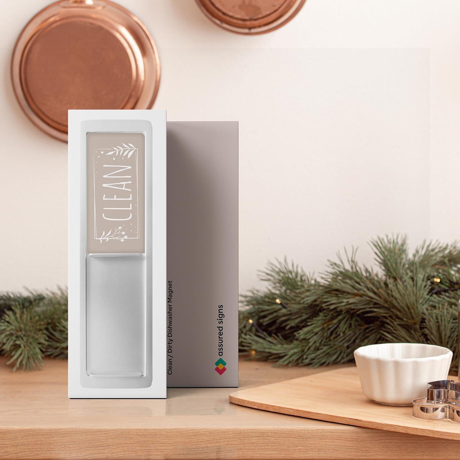 Imán de Lavavajillas Limpio Sucio Assured Signs 17.78x5.08cm