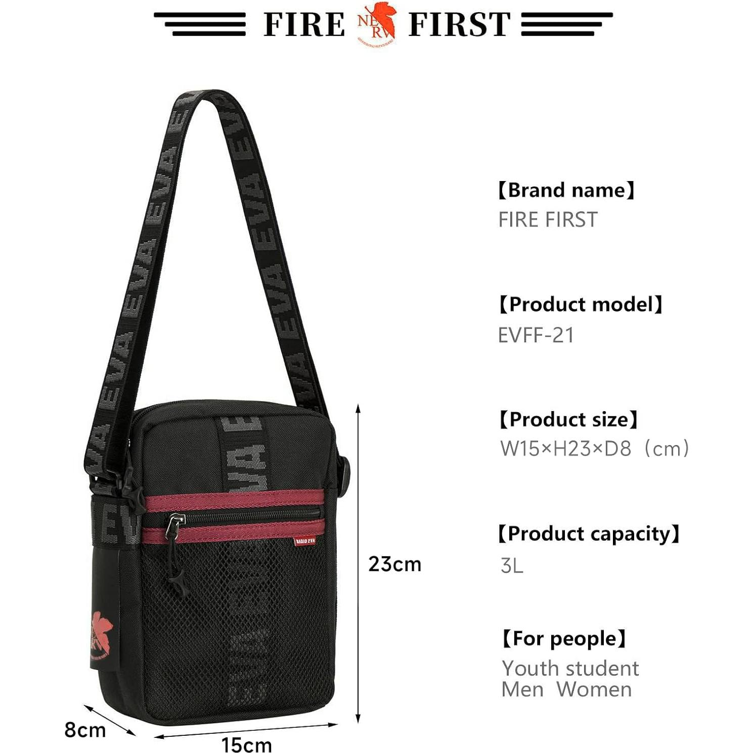 Bolsa de Hombro FIREFIRST Neon Genesis Evangelion 10 Aniversario