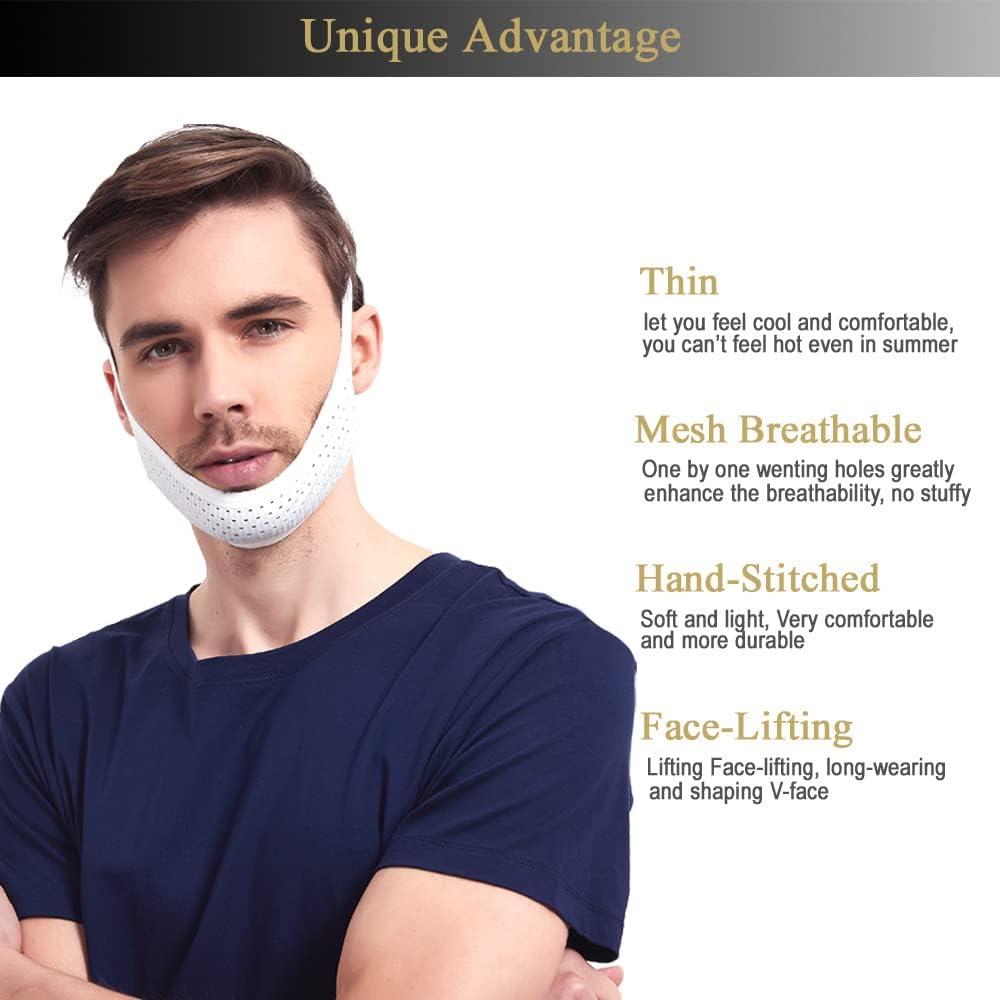 Correa de Mentón Anti Ronquidos Yootar CPAP Ajustable Malla