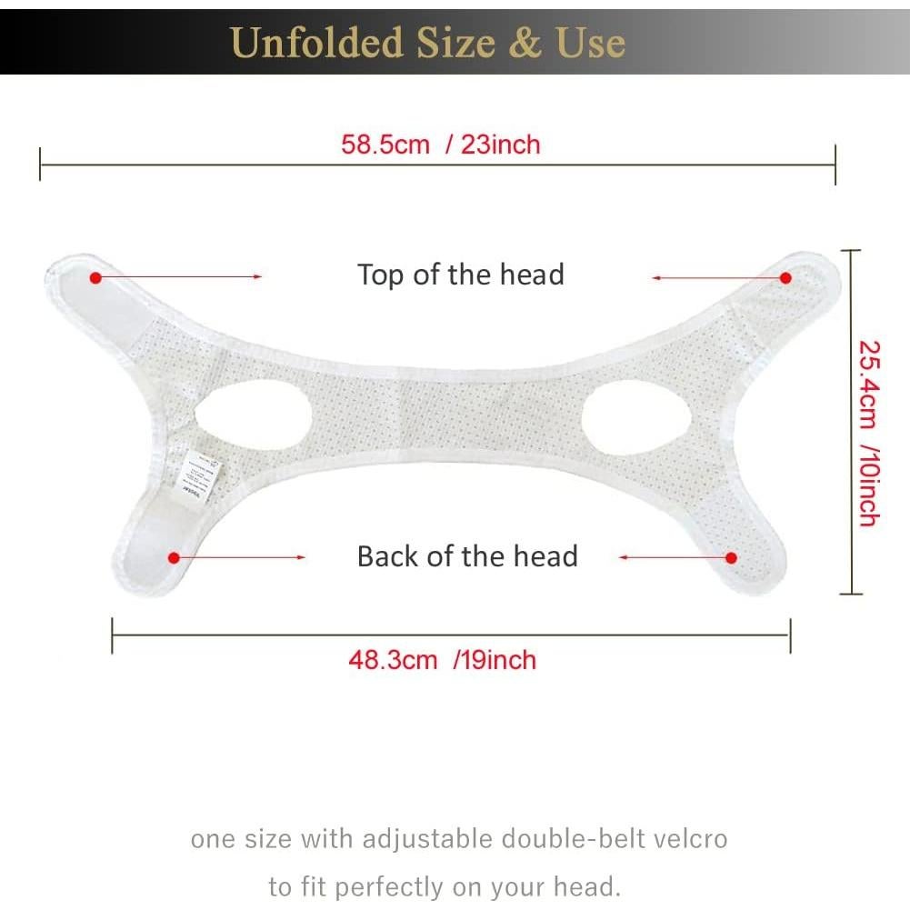 Correa de Mentón Anti Ronquidos Yootar CPAP Ajustable Malla