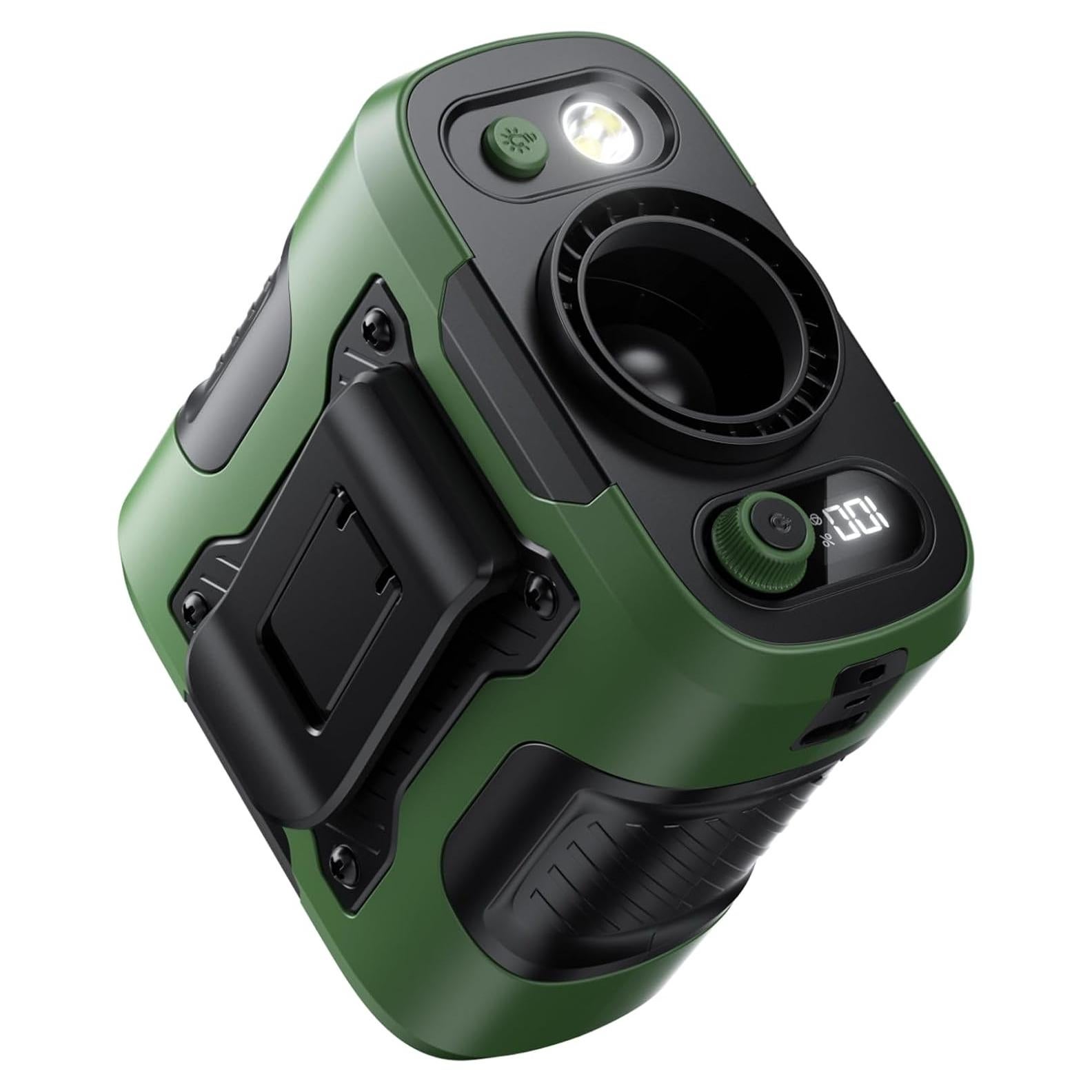 Ventilador de Cintura Portátil Guffawz YS01 Verde 100 Velocidades