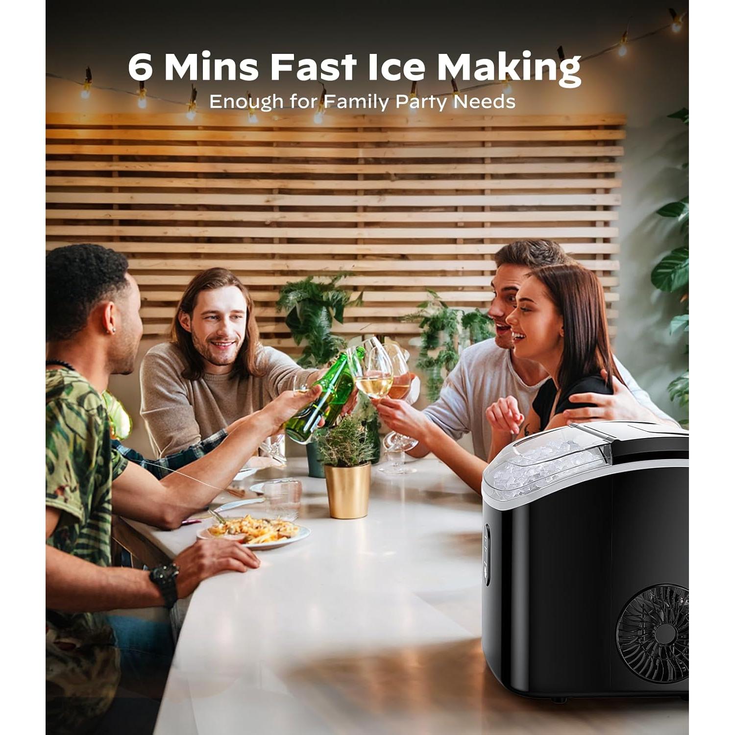 Máquina de Hielo Nugget Totnz TZIM117B-2 14.97 kg/24h