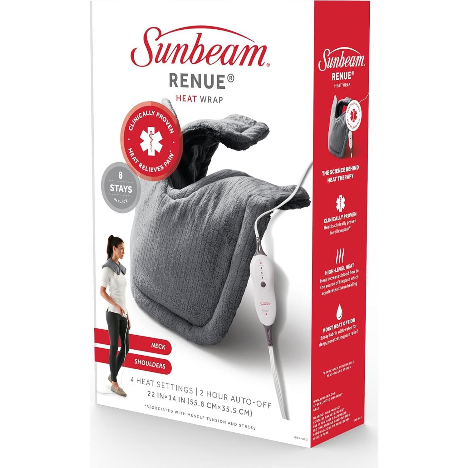 Almohadilla Térmica Sunbeam 55x35 cm para Cuello y Hombros