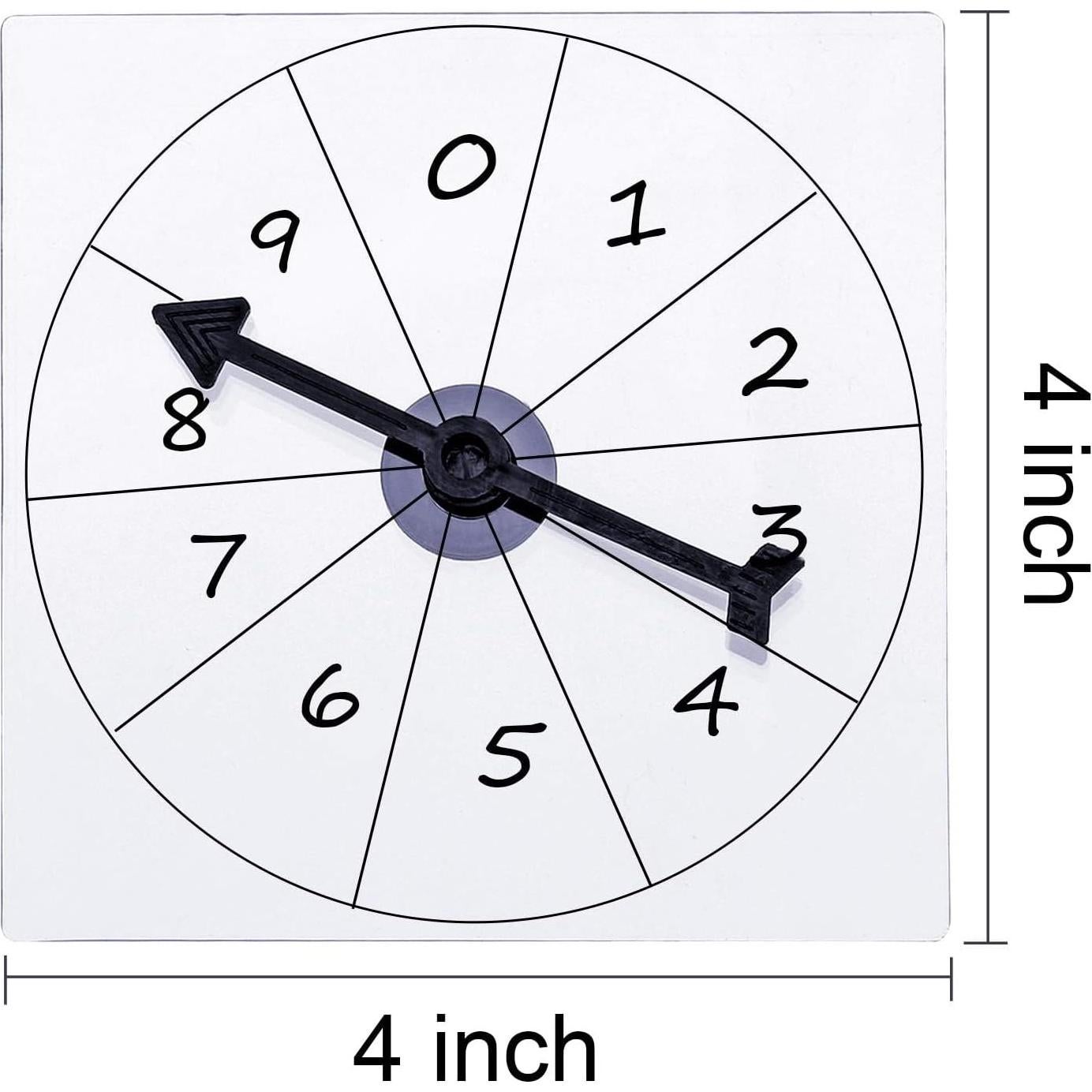 Paquete de 10 Spinners Transparentes Gejoy para Aula