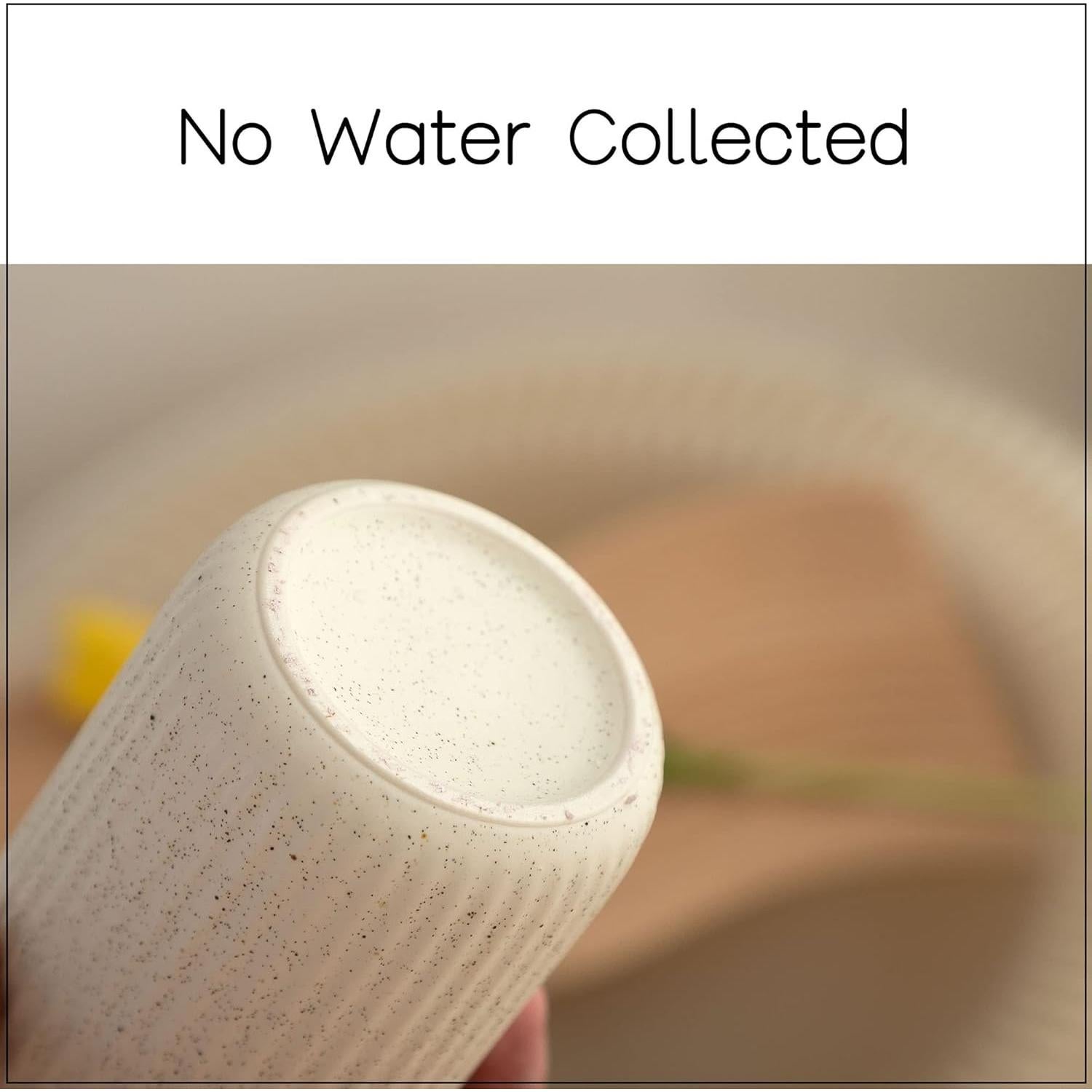 Soporte para Cepillos de Dientes Cerámica Beige Moteado 7.1x10.4cm