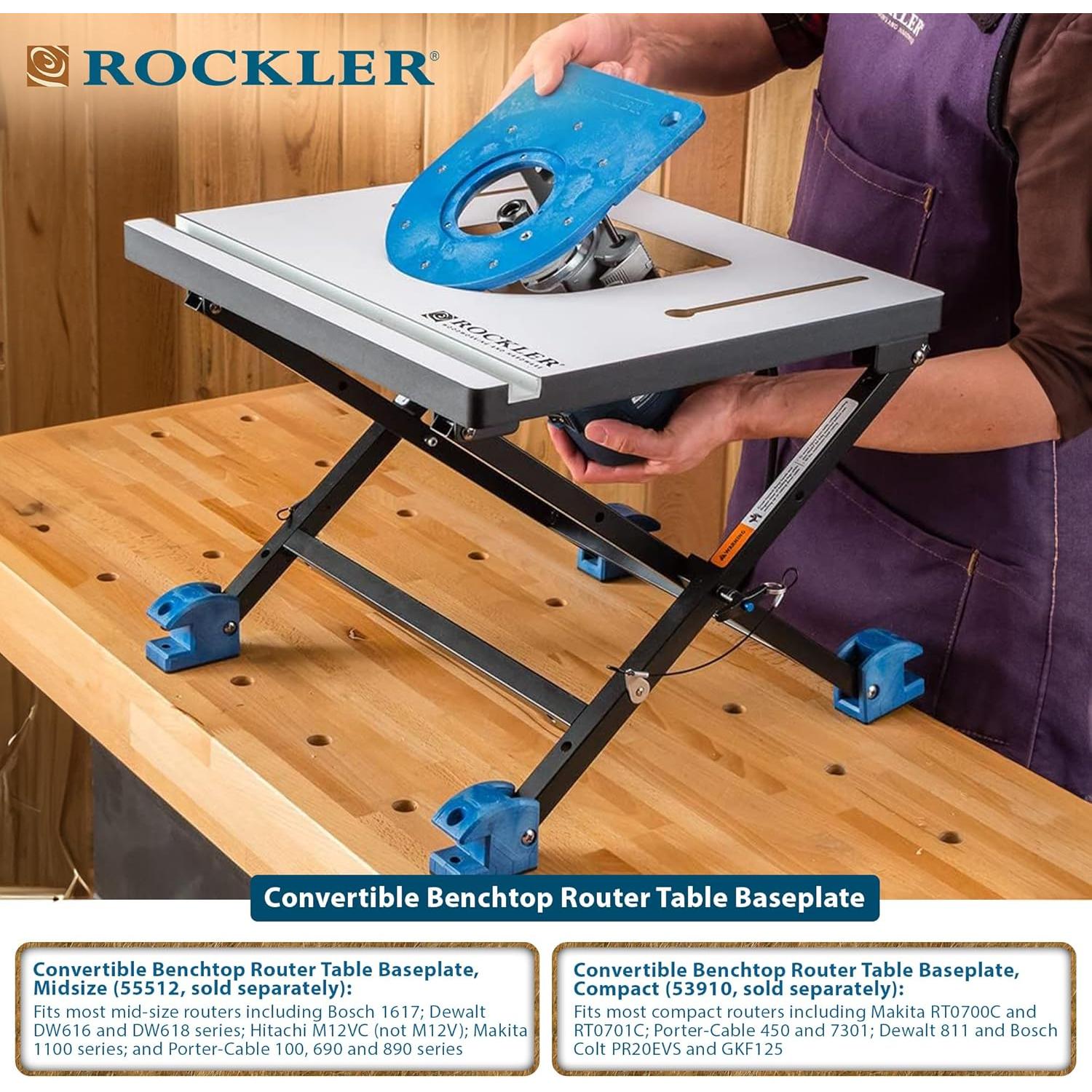 Kit de Placa de Inserción Rockler para Router Compacto