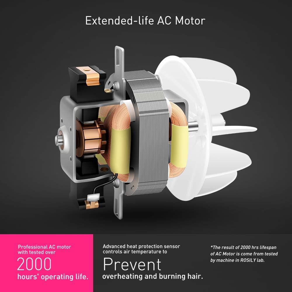 Secador de Pelo Iónico Profesional Rosily 2200W Azul