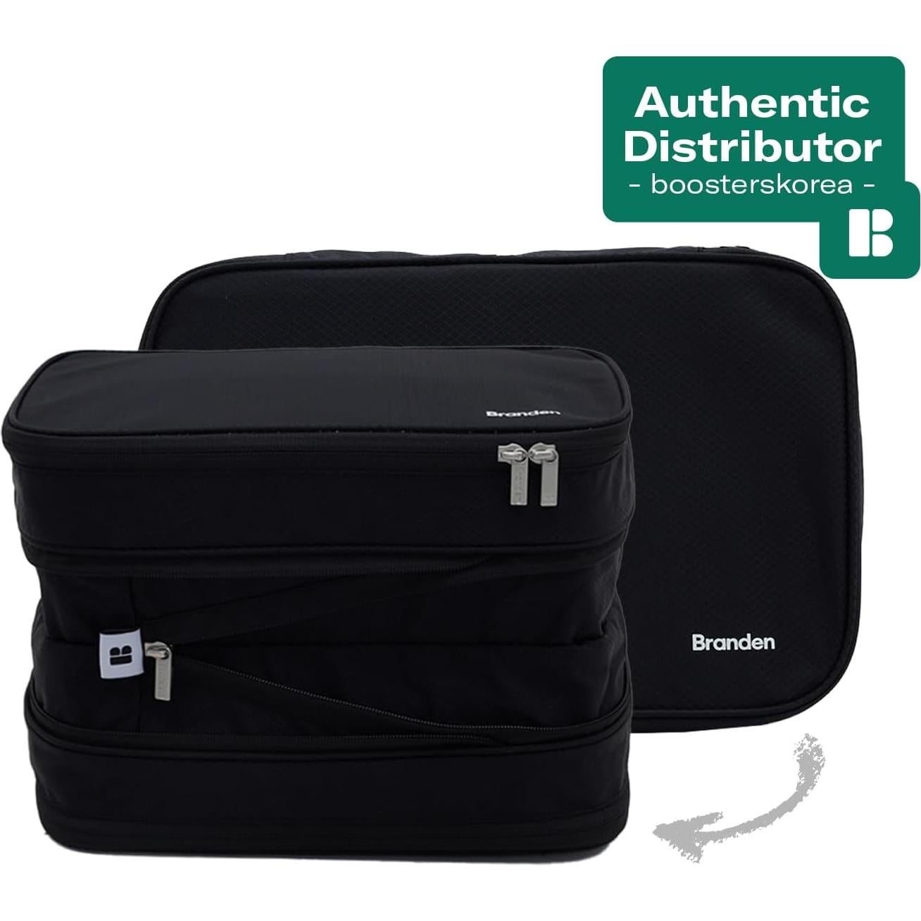 Cubo de Compresión Branden X-Large Negro - Organizador de Equipaje