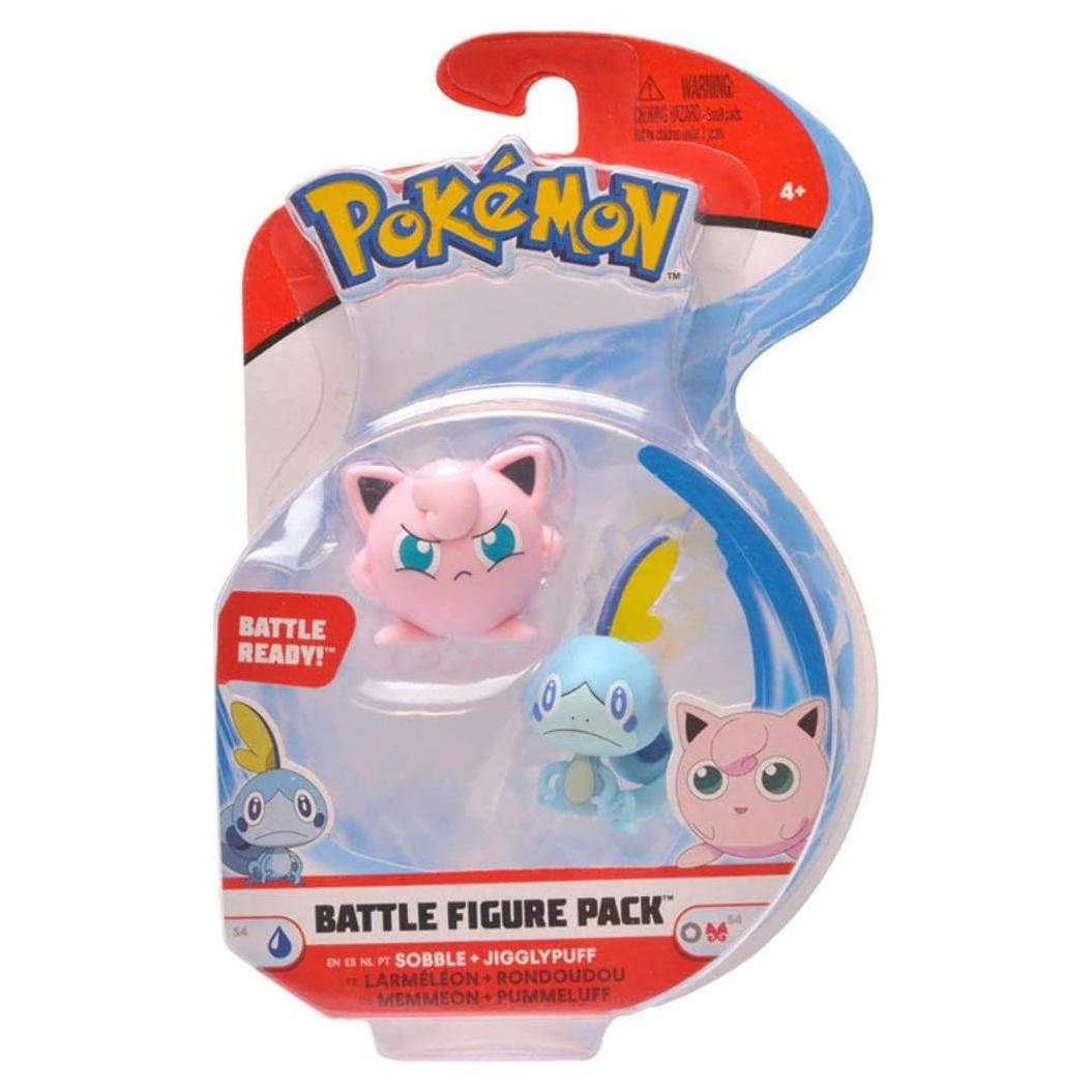Figuras de Batalla Pokémon Jigglypuff y Sobble - 5 cm