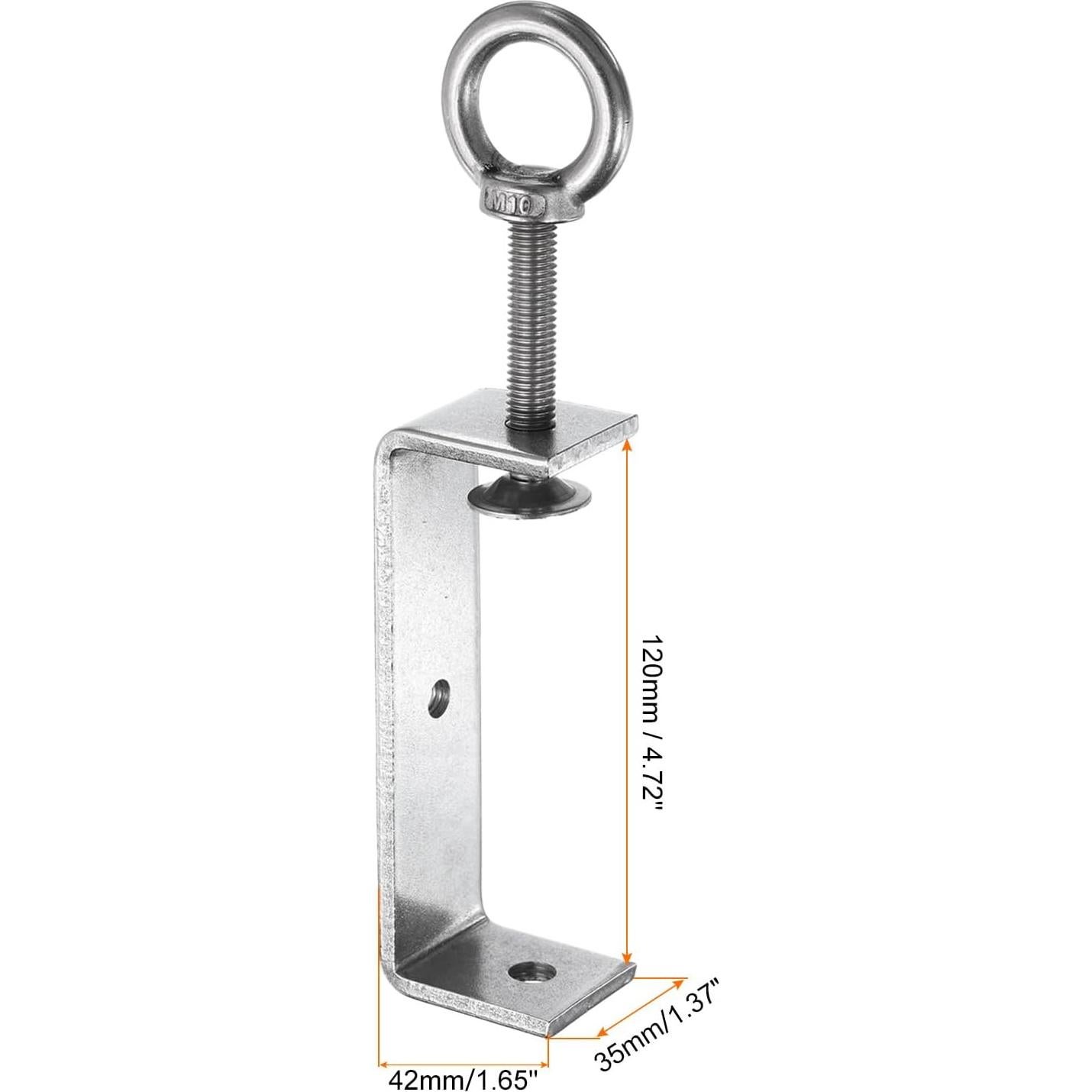Abrazaderas C HARFINGTON Acero Inoxidable 120mm 2 Pcs