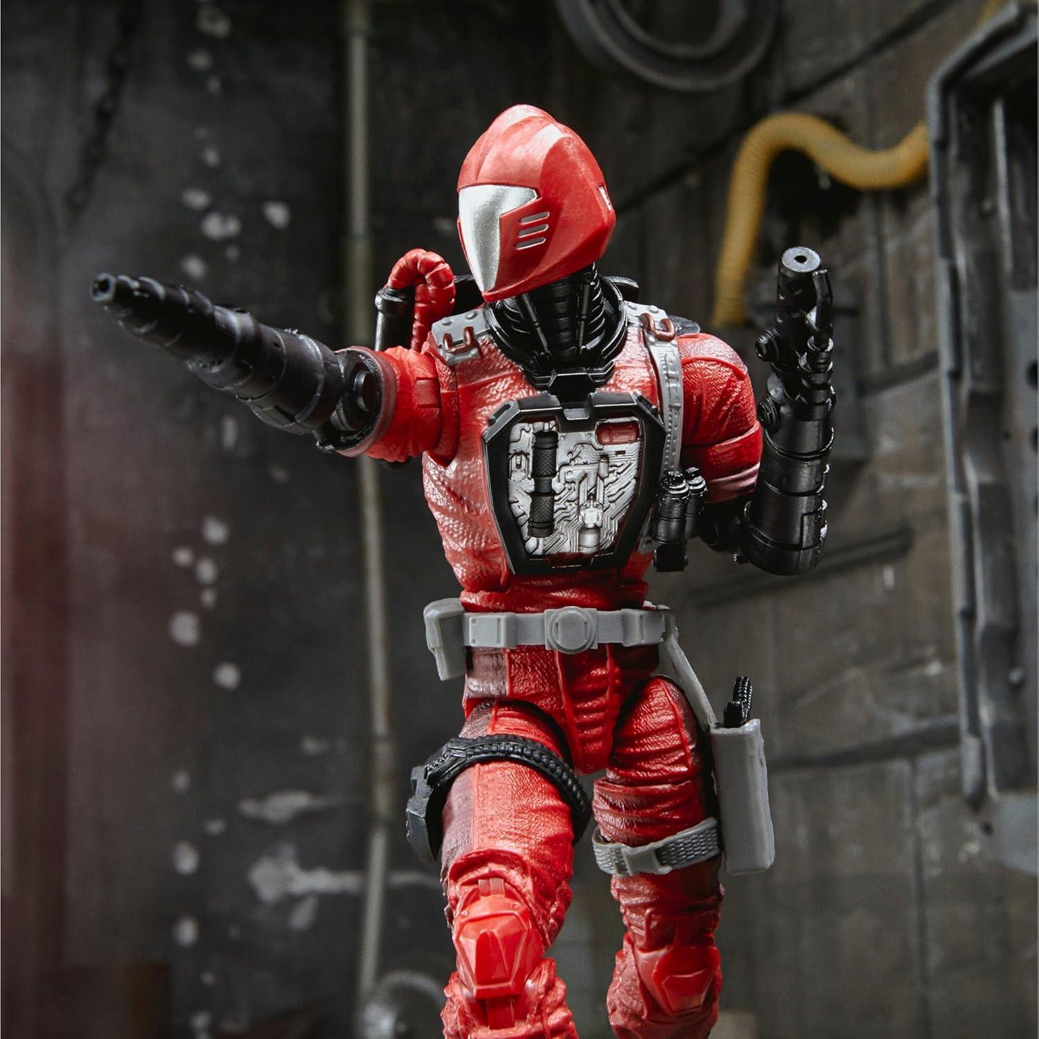 Figura de Acción G.I. Joe B.A.T. Carmesí 15.24 cm con Accesorios