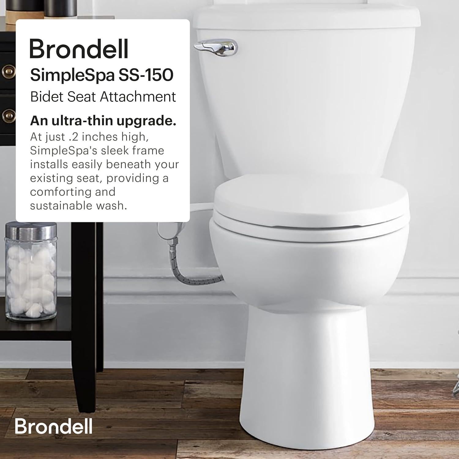 Bidet Brondell SimpleSpa SS-150 No Eléctrico Blanco 0.51 cm