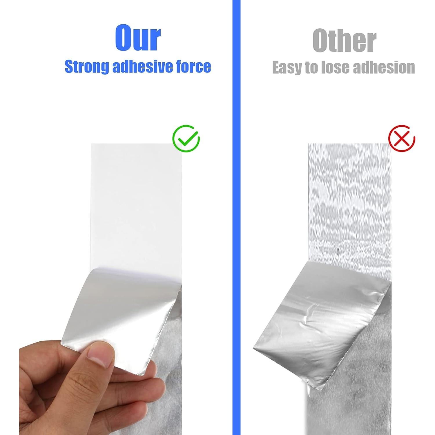 Cinta de Aluminio Romeda 5 cm x 19.81 m 3.9 mil para HVAC