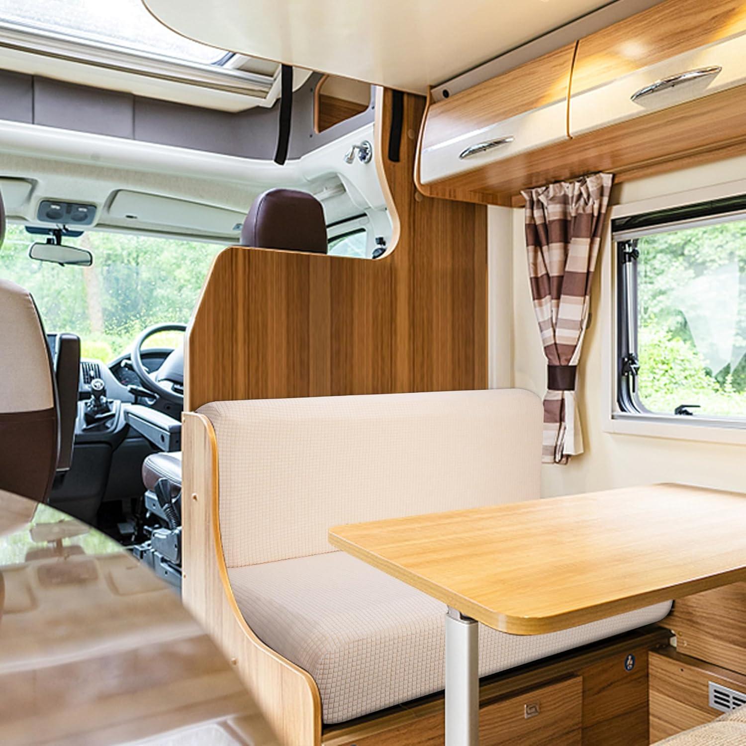 Funda de Cojín para Sofá Loveseat RunNico Beige - Lavable y Elástica