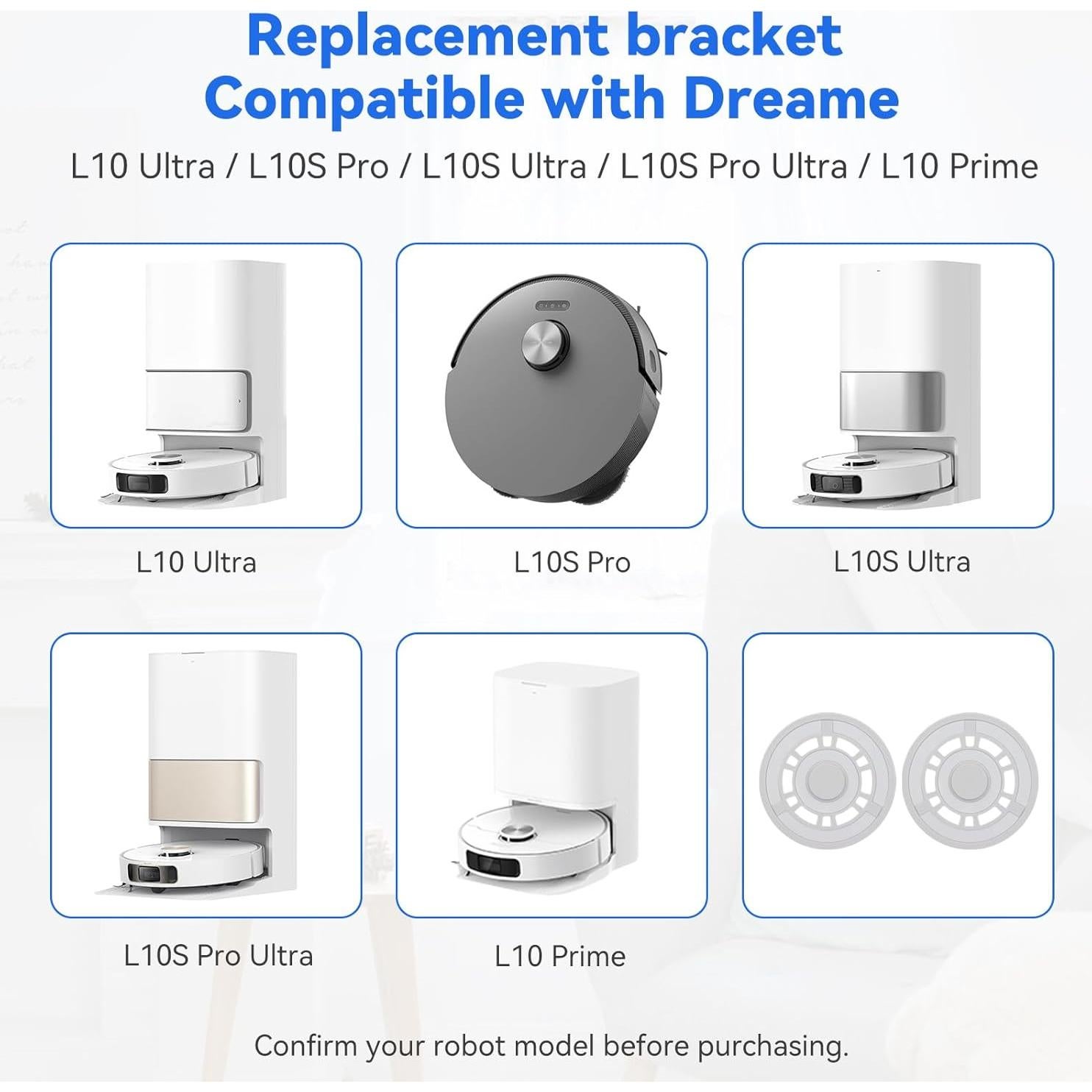 Soporte de Almohadilla Sgizoku para Aspiradora Robot Xiaomi y Dreame