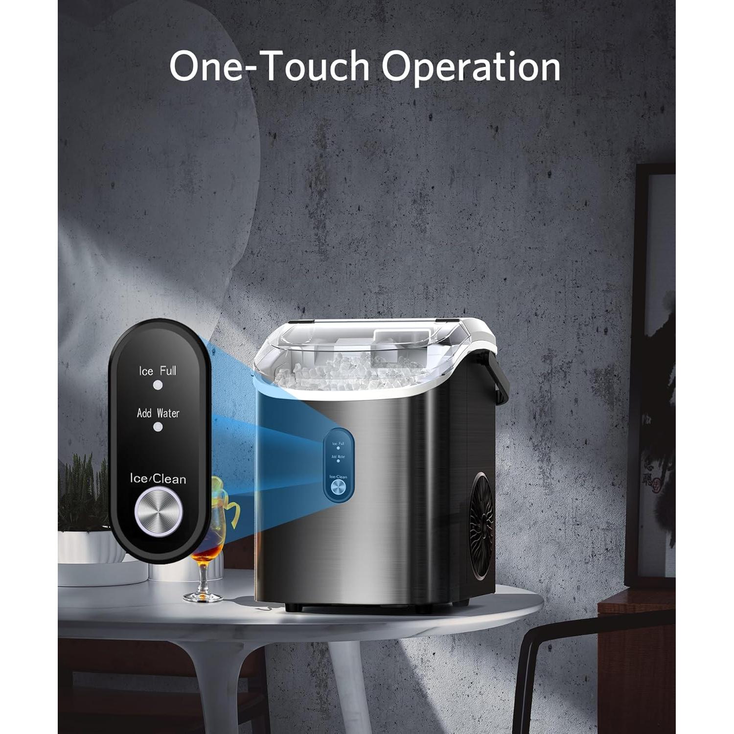 Máquina de Hielo Nugget Electactic 15,88 kg/día Compacta