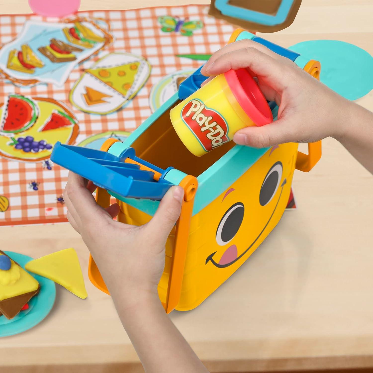 Juego de Picnic Play-Doh Hasbro 12 Herramientas 6 Colores