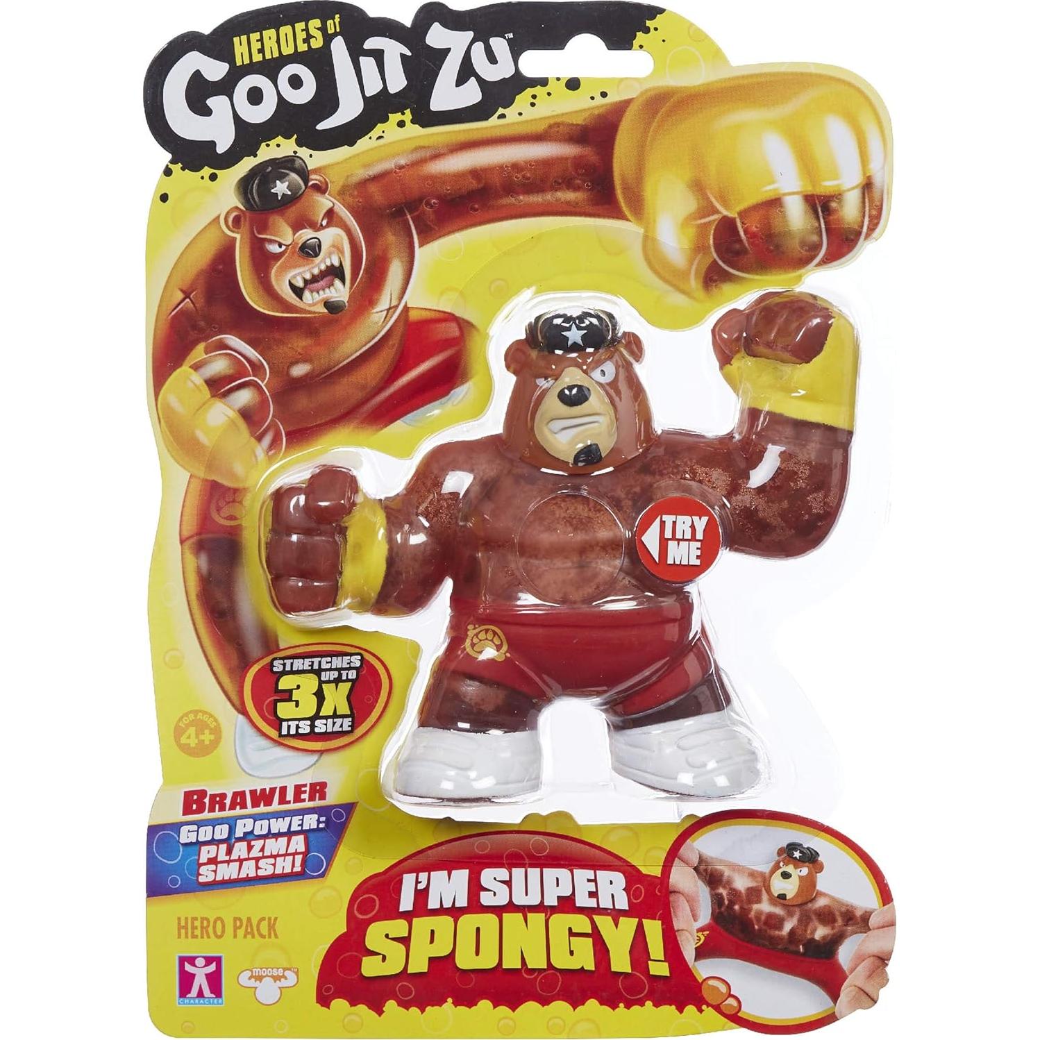 Figura de acción Brawler Oso Esponjoso Goo Jit Zu - 41031