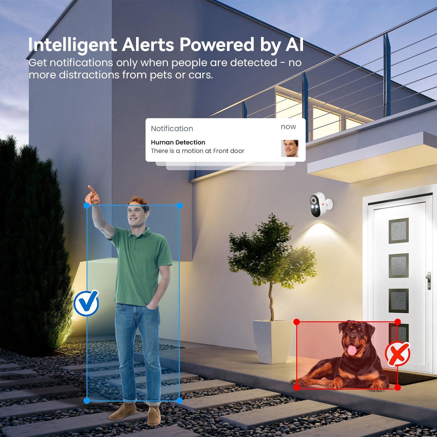 Cámara de Seguridad Inalámbrica 1080p Eken M9 con Visión Nocturna