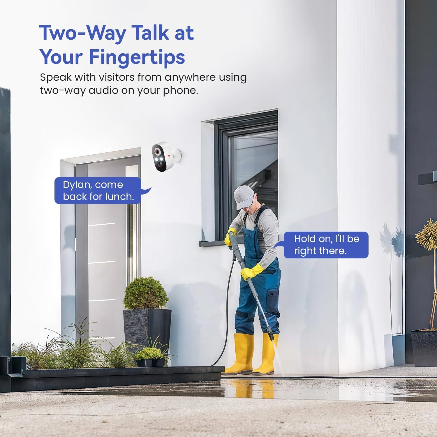 Cámara de Seguridad Inalámbrica 1080p Eken M9 con Visión Nocturna