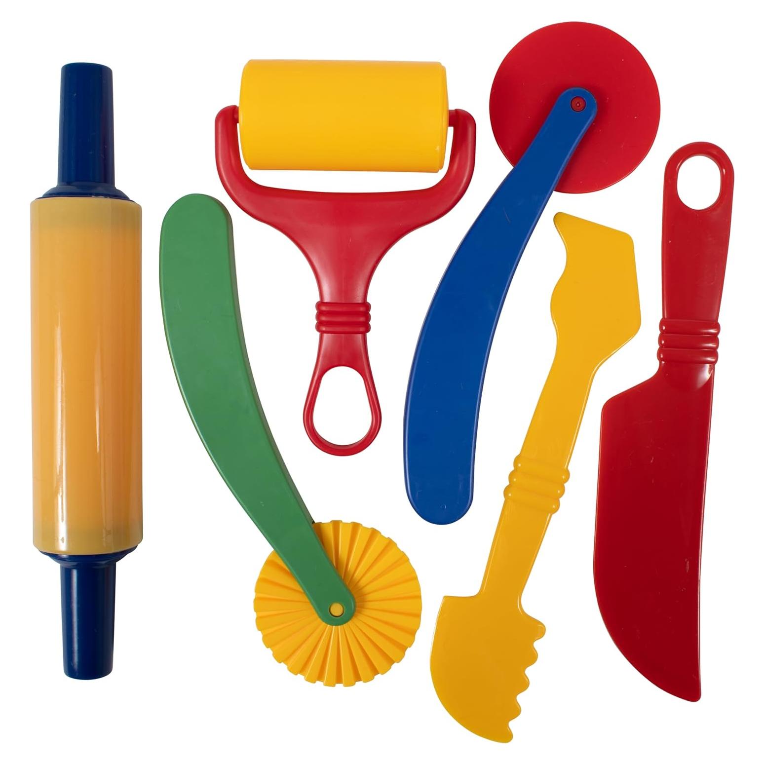 Juego de 6 Herramientas de Masa Ready 2 Learn - Niños