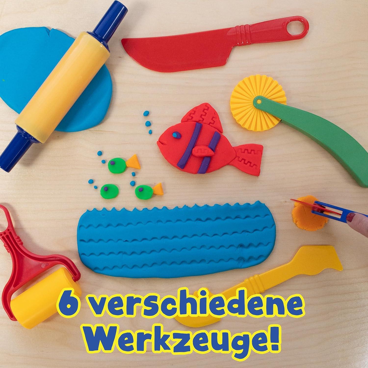 Juego de 6 Herramientas de Masa Ready 2 Learn - Niños