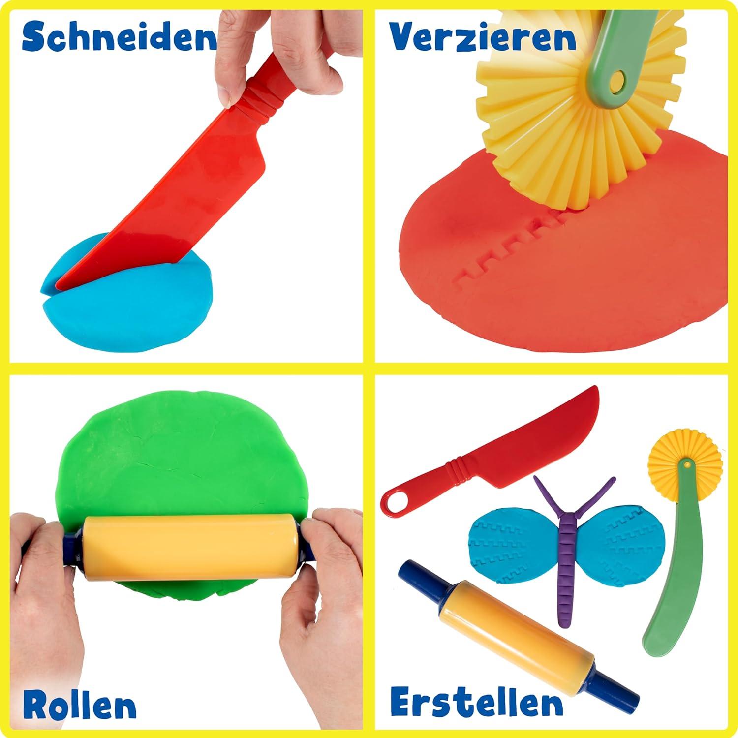 Juego de 6 Herramientas de Masa Ready 2 Learn - Niños