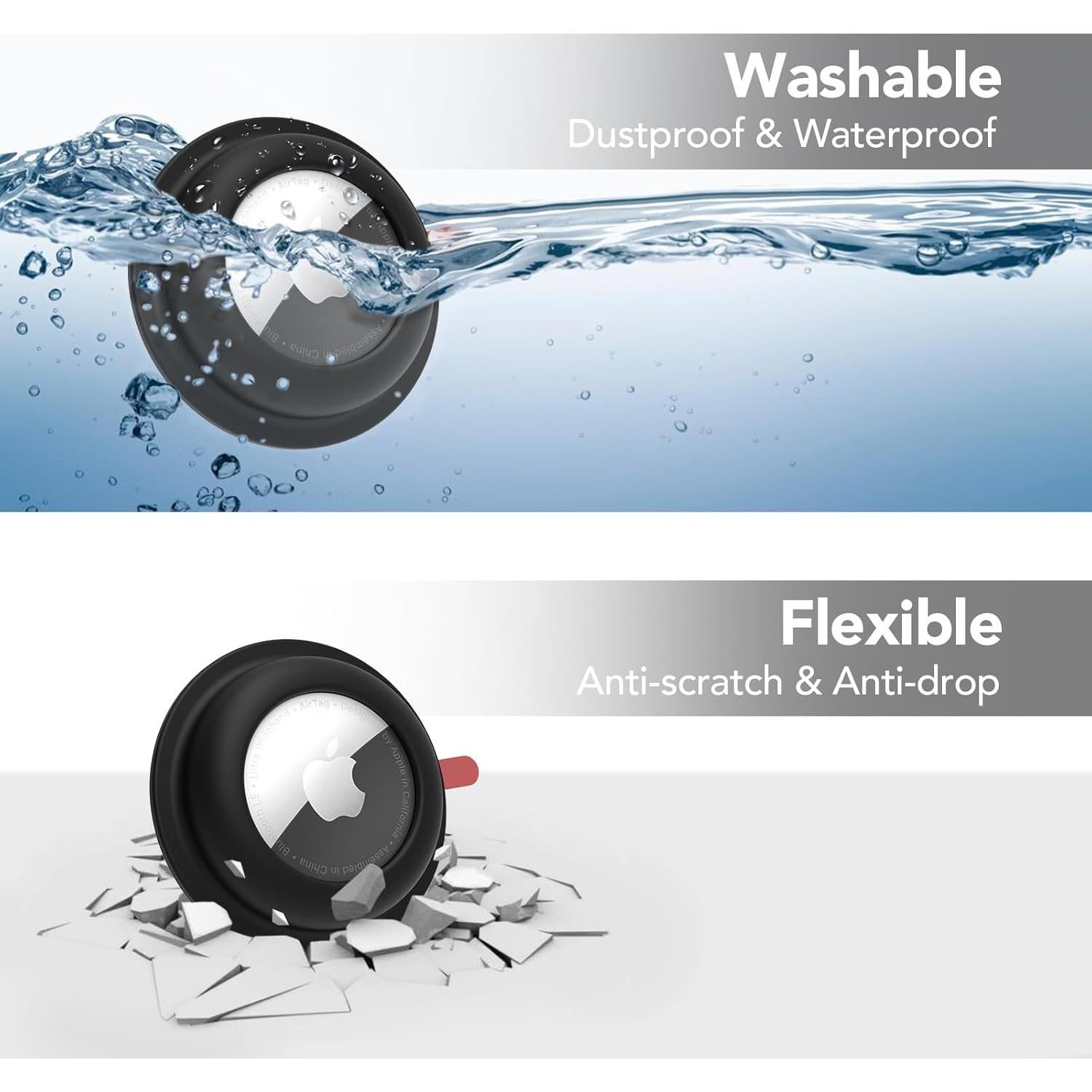 Funda Adhesiva Aimtel para Apple AirTag - Paquete de 4 Unidades