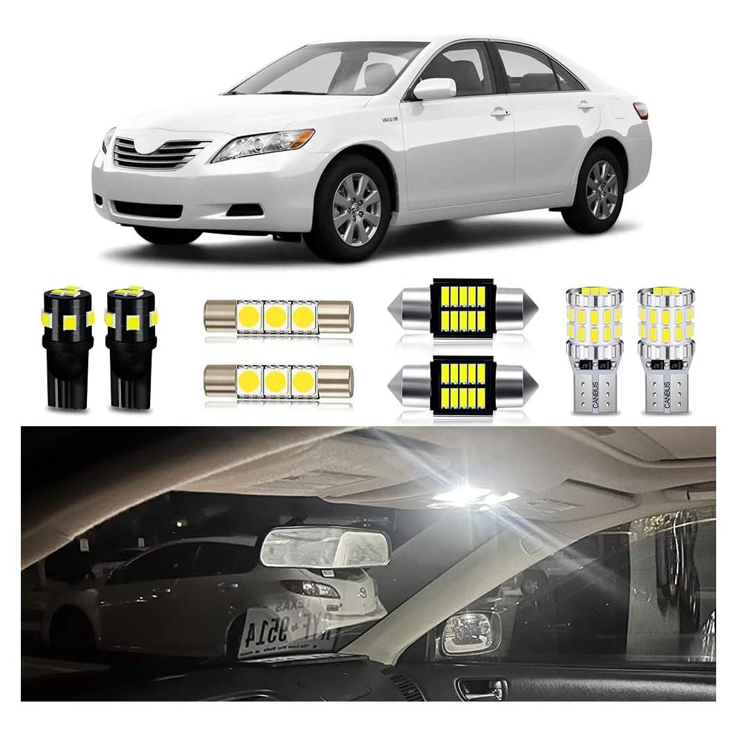 Paquete de Bombillas LED Interiores MEALAM para Toyota Camry 2007-2011